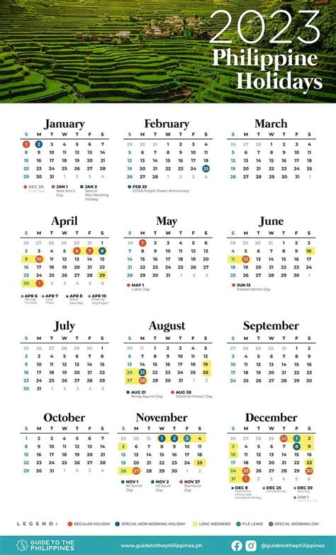 laguna day 2023|2023 Philippine Holidays Calendar: Holy Week, Long .